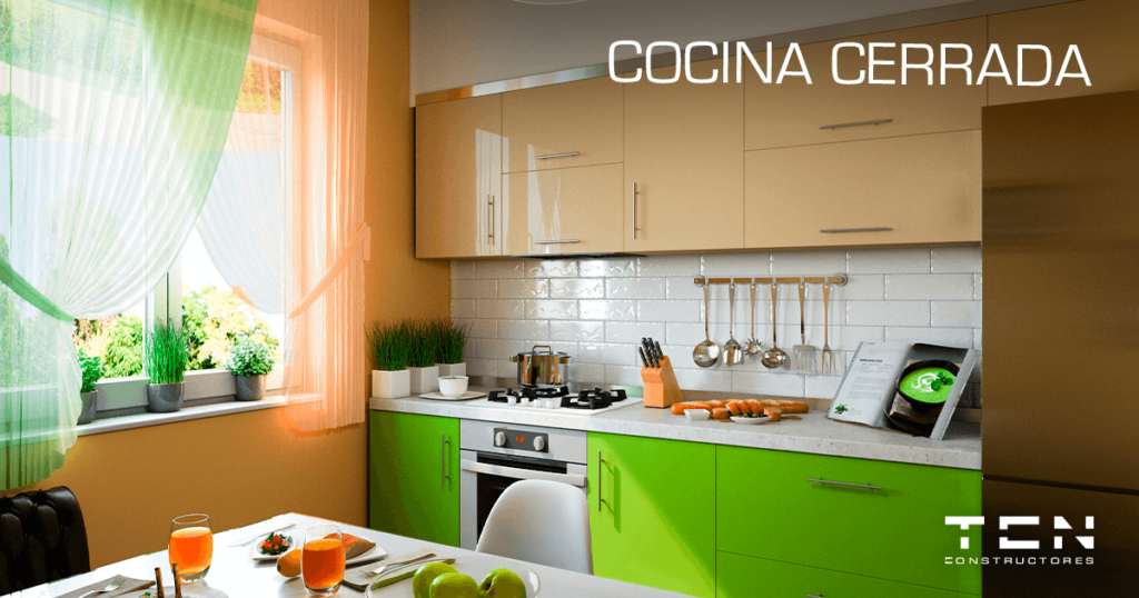 Cocina cerrada