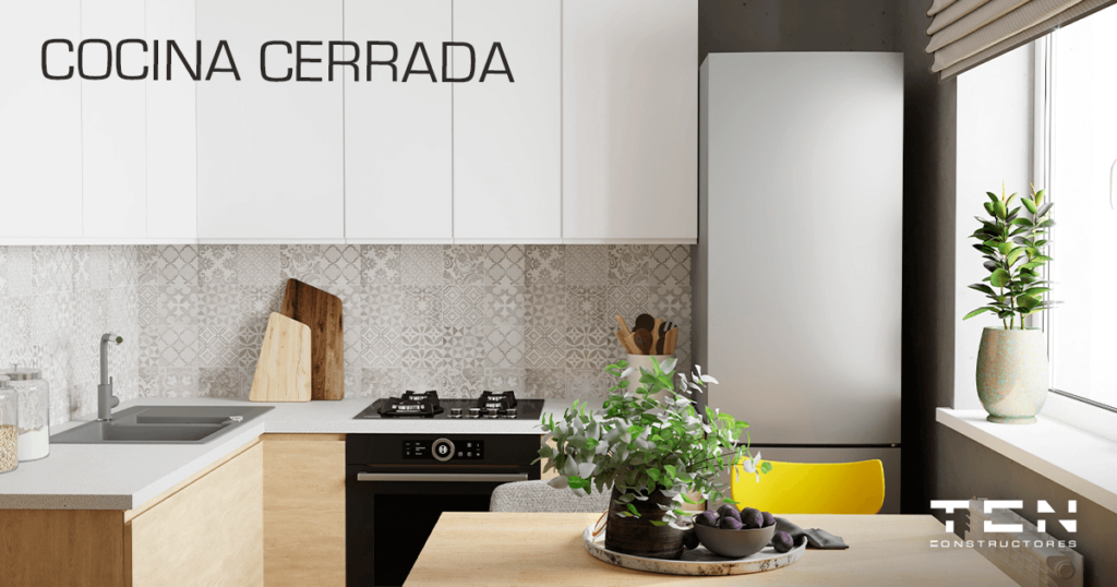 Cocina cerrada